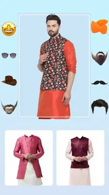 Men Salwar Kameez Photo Suit android App screenshot 2