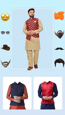 Men Salwar Kameez Photo Suit android App screenshot 3