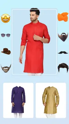 Men Salwar Kameez Photo Suit android App screenshot 4